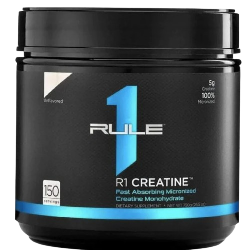 Creatine Micronized - 150 serv Unflavored 750gr - Rule one