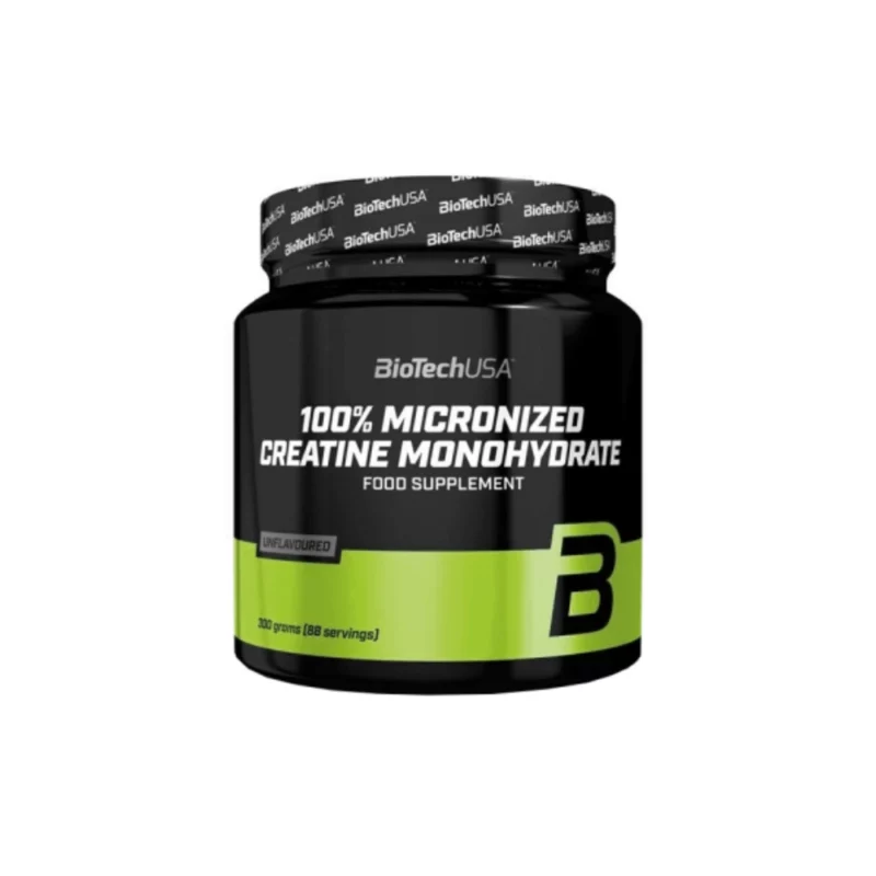 100% Micronized Creatine Monohydrate-300 g - BiotechUSA