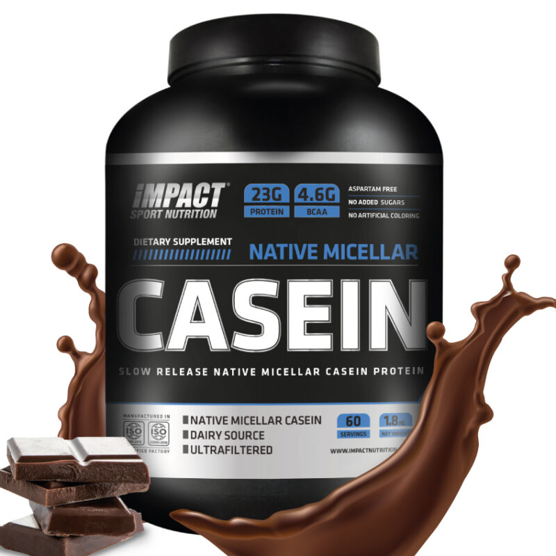 Native micellar casein-1.8kg- Impact Nutrition