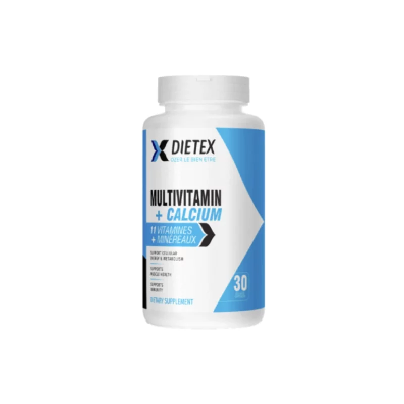 MULTIVITAMIN + CALCIUM - 30 GÉLULES - DIETEX