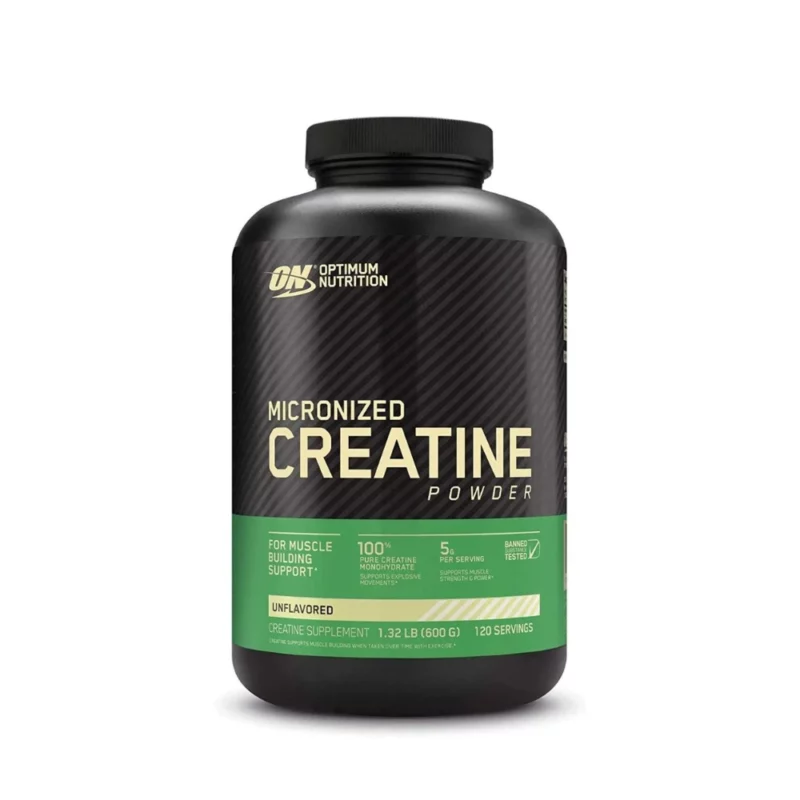 Micronized Creatine Monohydrate 600gr, 120 Servings -Unflavored