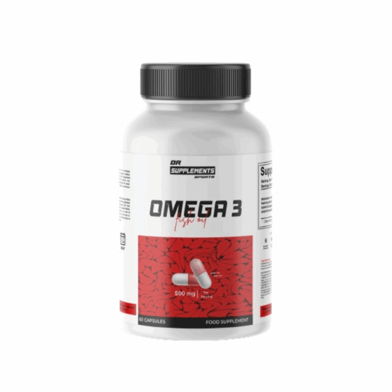 Omega 3 Fish Oil 500mg - 60 capsules - Dr Supplements Sports