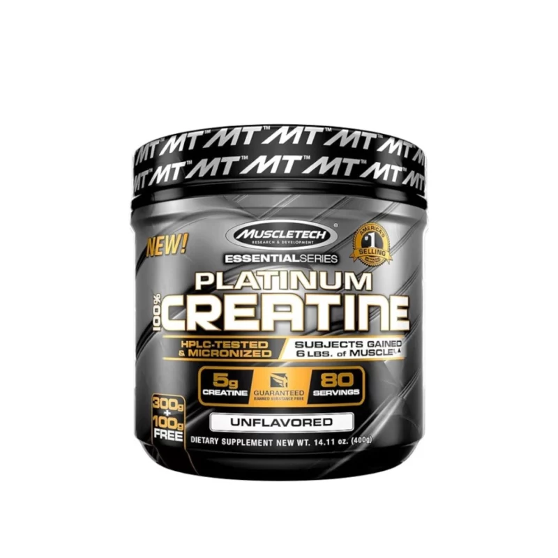 PLATINUM 100% CREATINE 400G - MUSCLETECH