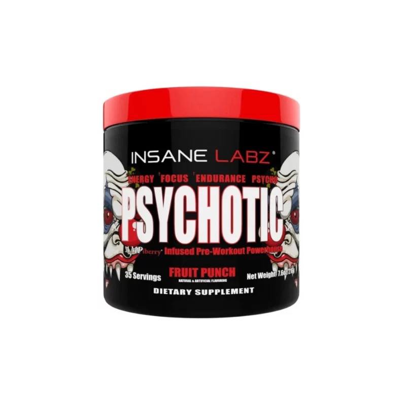 Psychotic- 446gr - 35 Servings - Insane Labz  Pre-Workout