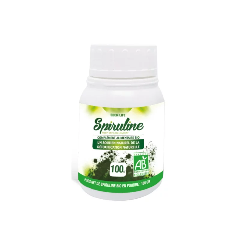 Spiruline - 100 gr. Poudre -EDEN LIFE