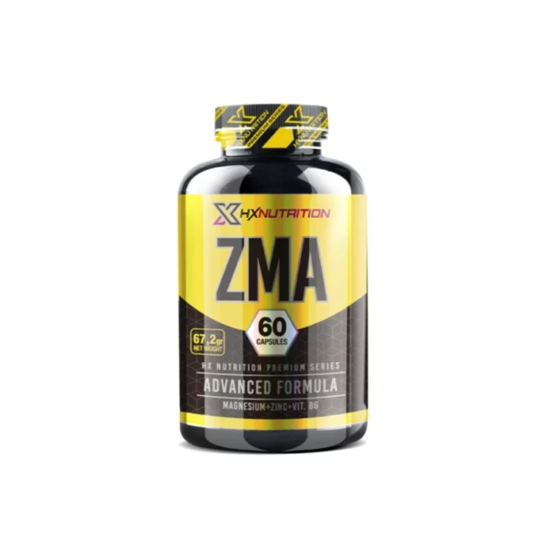 ZMA - 60 Capsules - Magnesium + Zinc + Vitamine B6