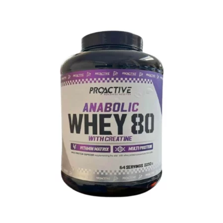 Anabolic Whey 80 + Creatine - 2.25Kg - ProActive