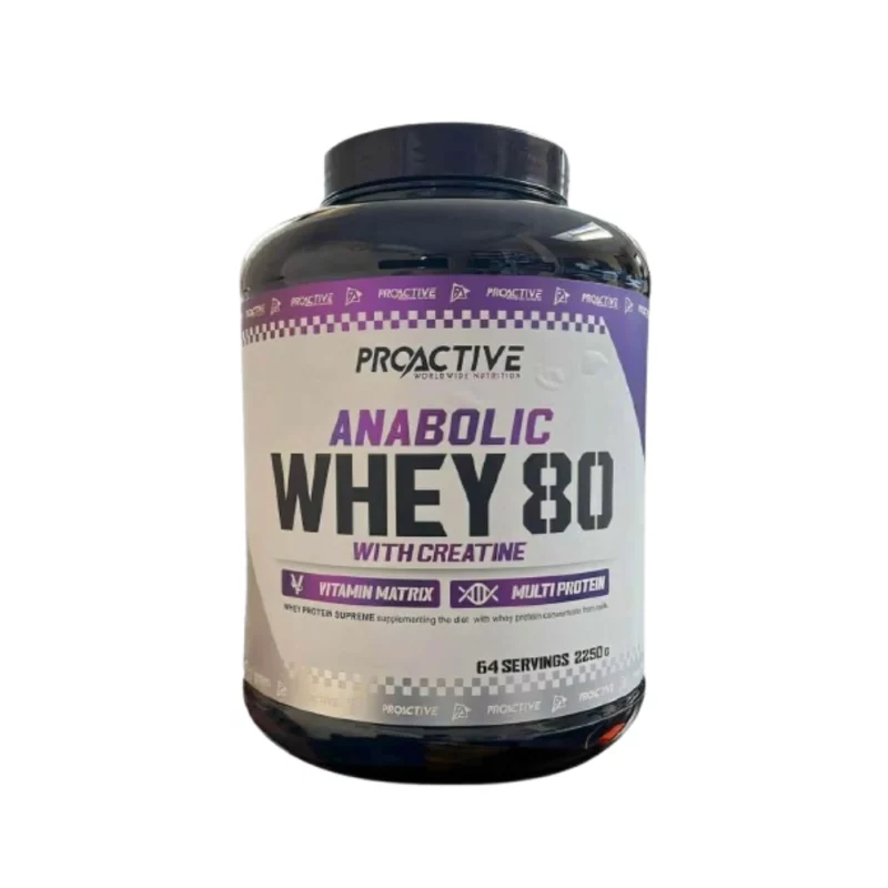 Anabolic Whey 80 + Creatine - 2.25Kg - ProActive