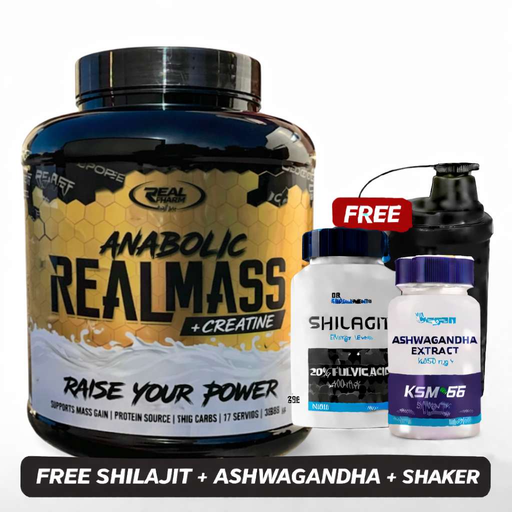 Anabolic Real Mass + Creatine - 3Kg - Real Pharm