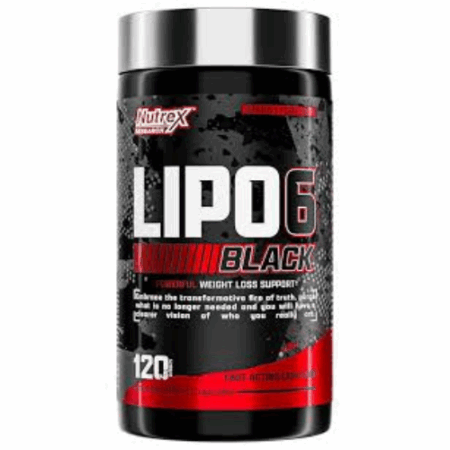 LIPO-6 Black - 120 Capsules - Nutrex