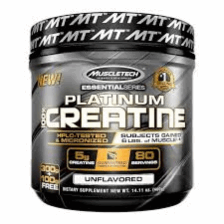 PLATINUM 100% CREATINE 400G - MUSCLETECH