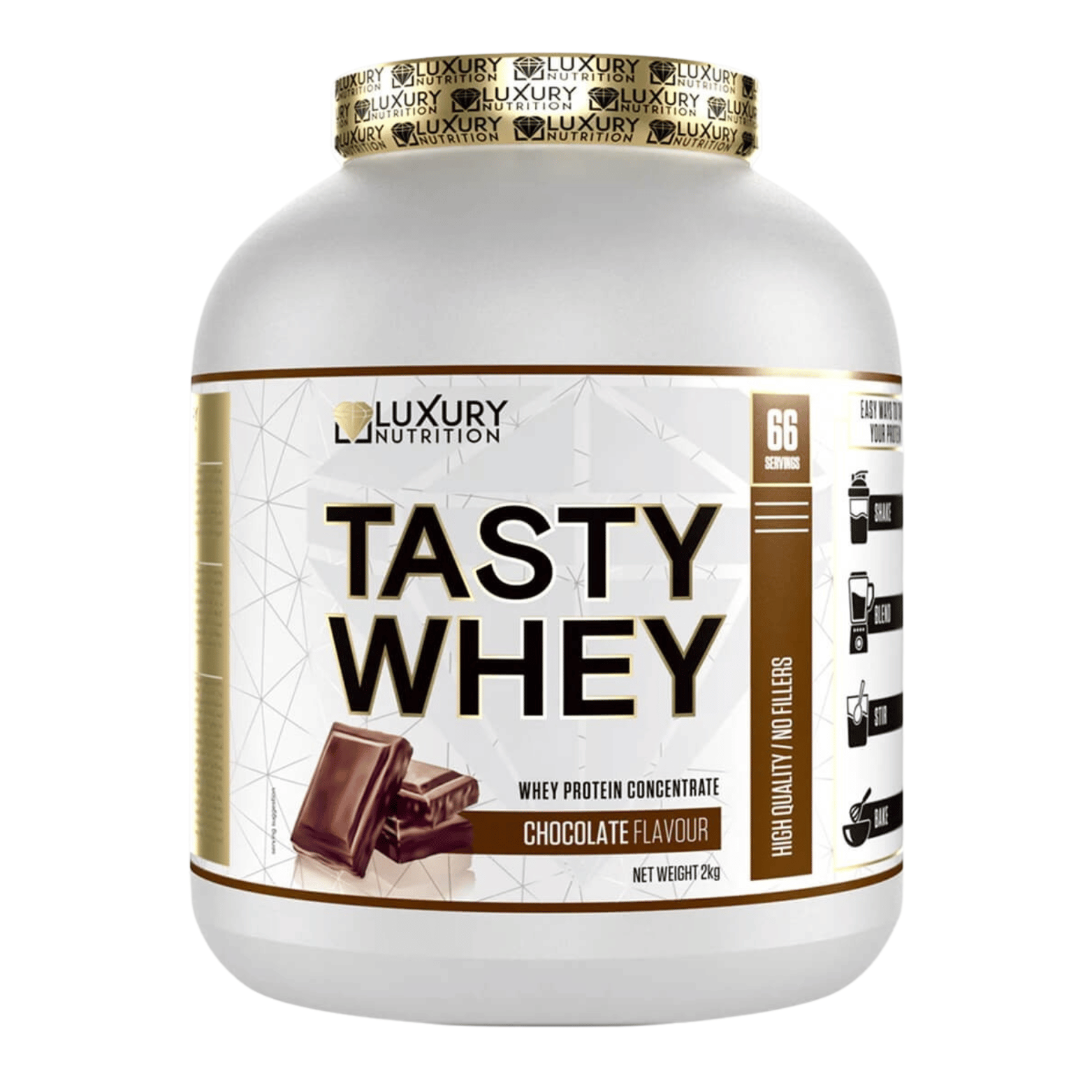 Tasty Whey - 2 kg - Luxury Nutrition