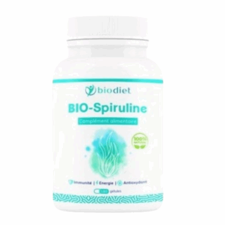 Bio Spiruline 400mg - 30 gélules - biodiet