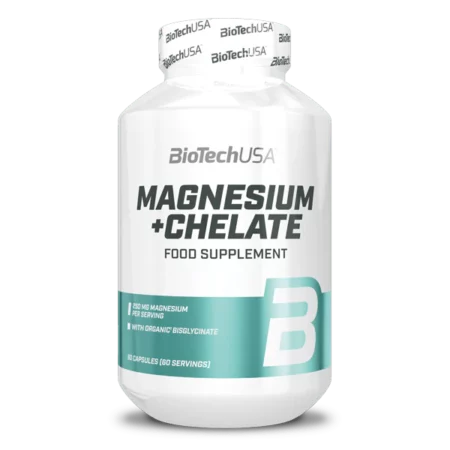 Magnesium + Chelate 60 gélules + BiotechUSA