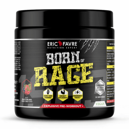 Born of rage - Explosive Préworkout & Creatine - 250 - Eric Favre