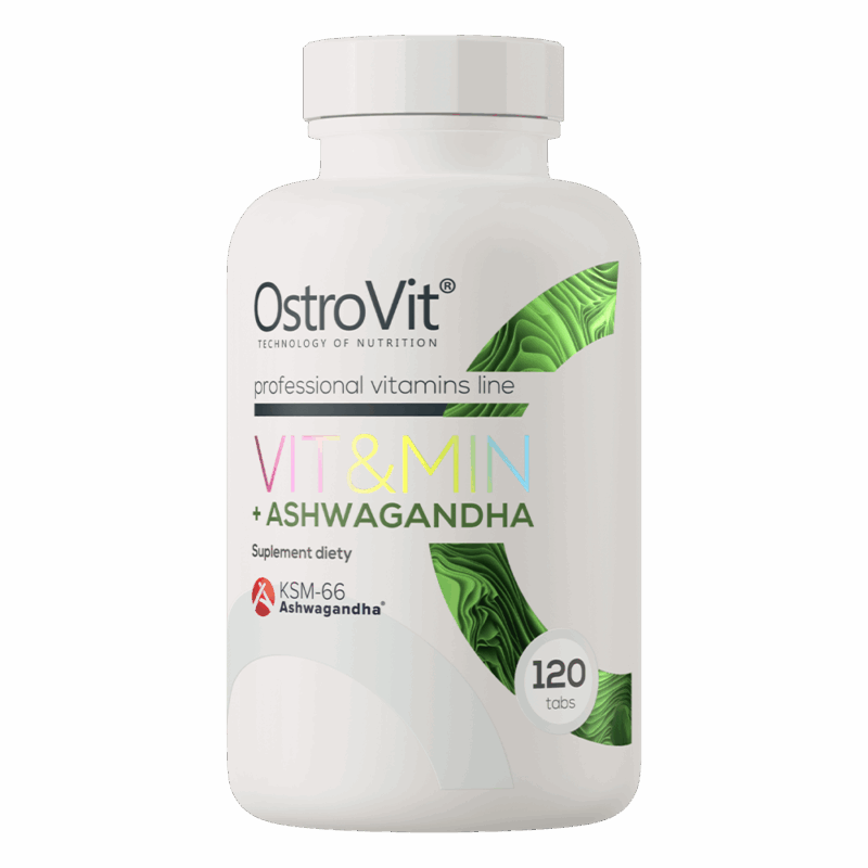 VIT&MIN + Ashwagandha - 120 tablets - OstroVit