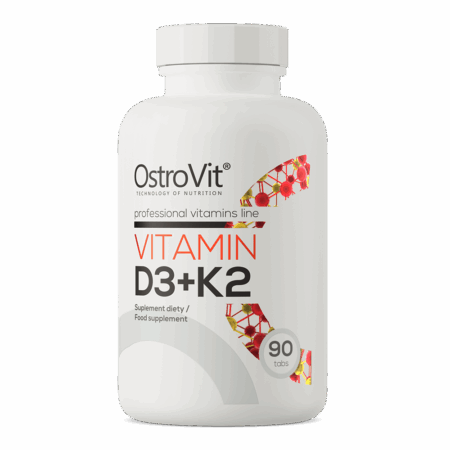 Vitamin D3 + K2 - 90 tablets - OstroVit