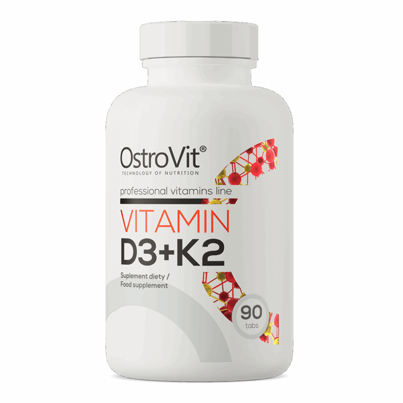 Vitamin D3 + K2 - 90 tablets - OstroVit