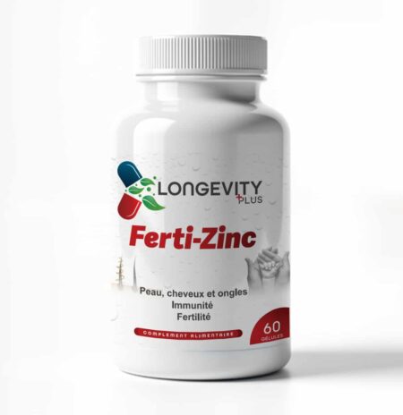 FERTI-ZINC - 60 Gélules - Longevity Plus