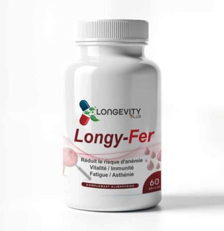 LONGY-FER - 60 Gélules - Longevity Plus